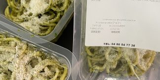 spaghetti al pesto
